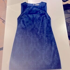 Alice & Olivia dress velvet blue size 4